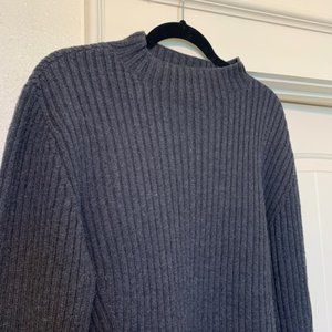 Banana Republic Mens Merino Wool Sweatehr, Charcoal